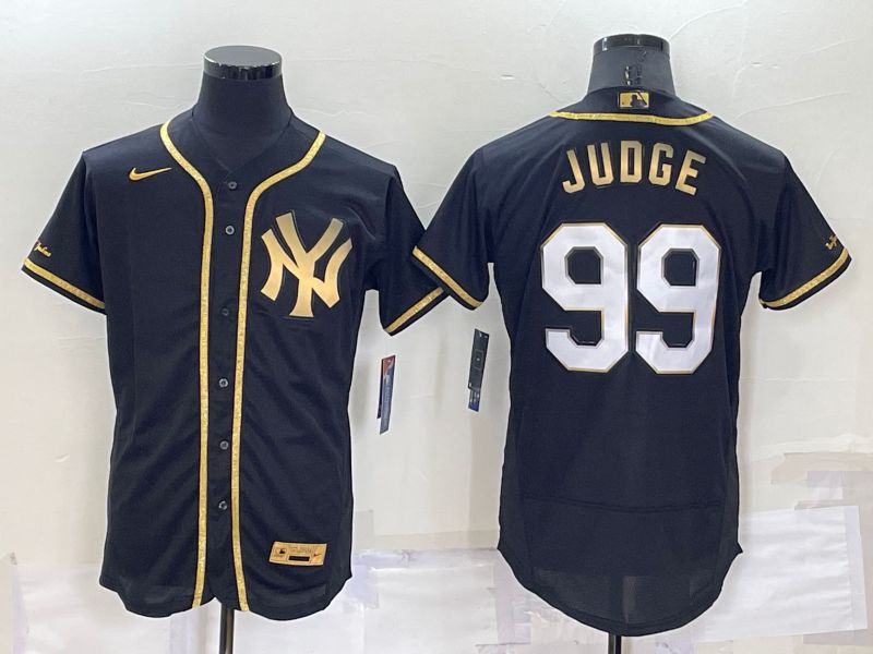 Men New York Yankees #99 Judge Black Gold Elite 2022 Nike MLB Jersey->indianapolis colts->NFL Jersey
